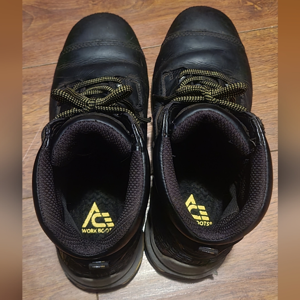 Ace Redrock 6" Unisex Black Work Boots
